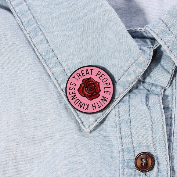Treat People With Kindness Decorative Pin - Picture 3 of 4